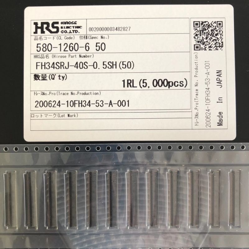 盐田区广濑HRS连接器FH34SRJ-40S-0.5SH(50)